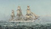 Henry J. Morgan HMS 'Boadicea' painting